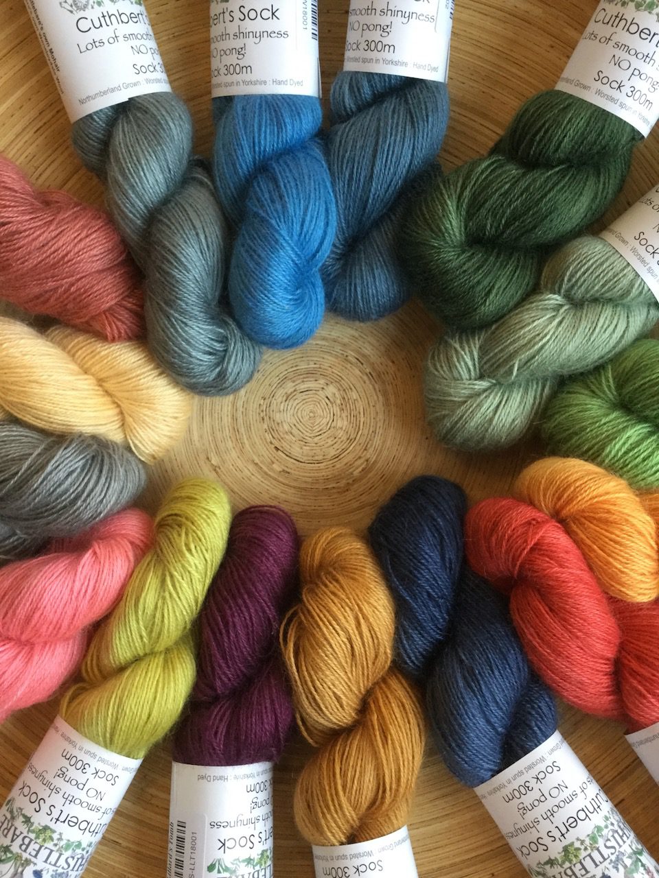 Cuthbert Sock colours