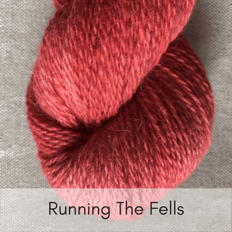 Running the Fells Cheviot Marsh yarn