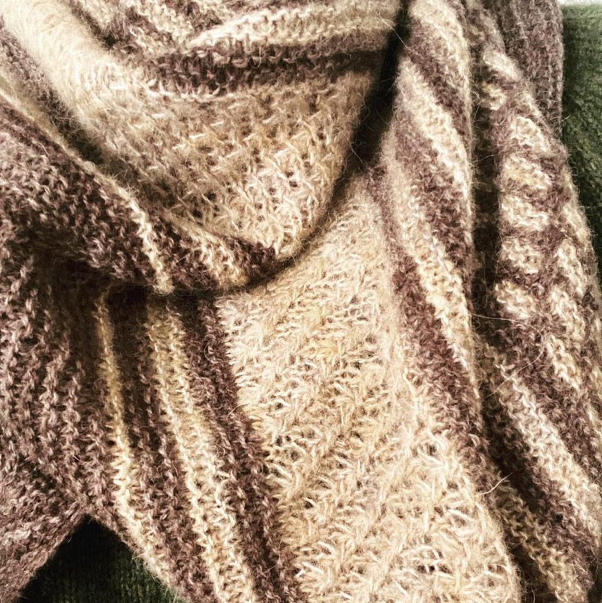 From my Journey shawl by Needle o Needle
