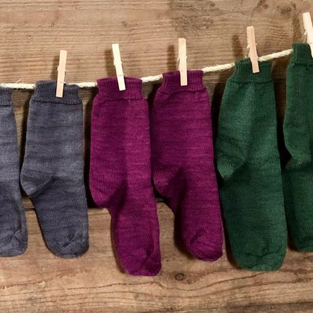 Whistlebare hand cranked socks - Aspen plain socks