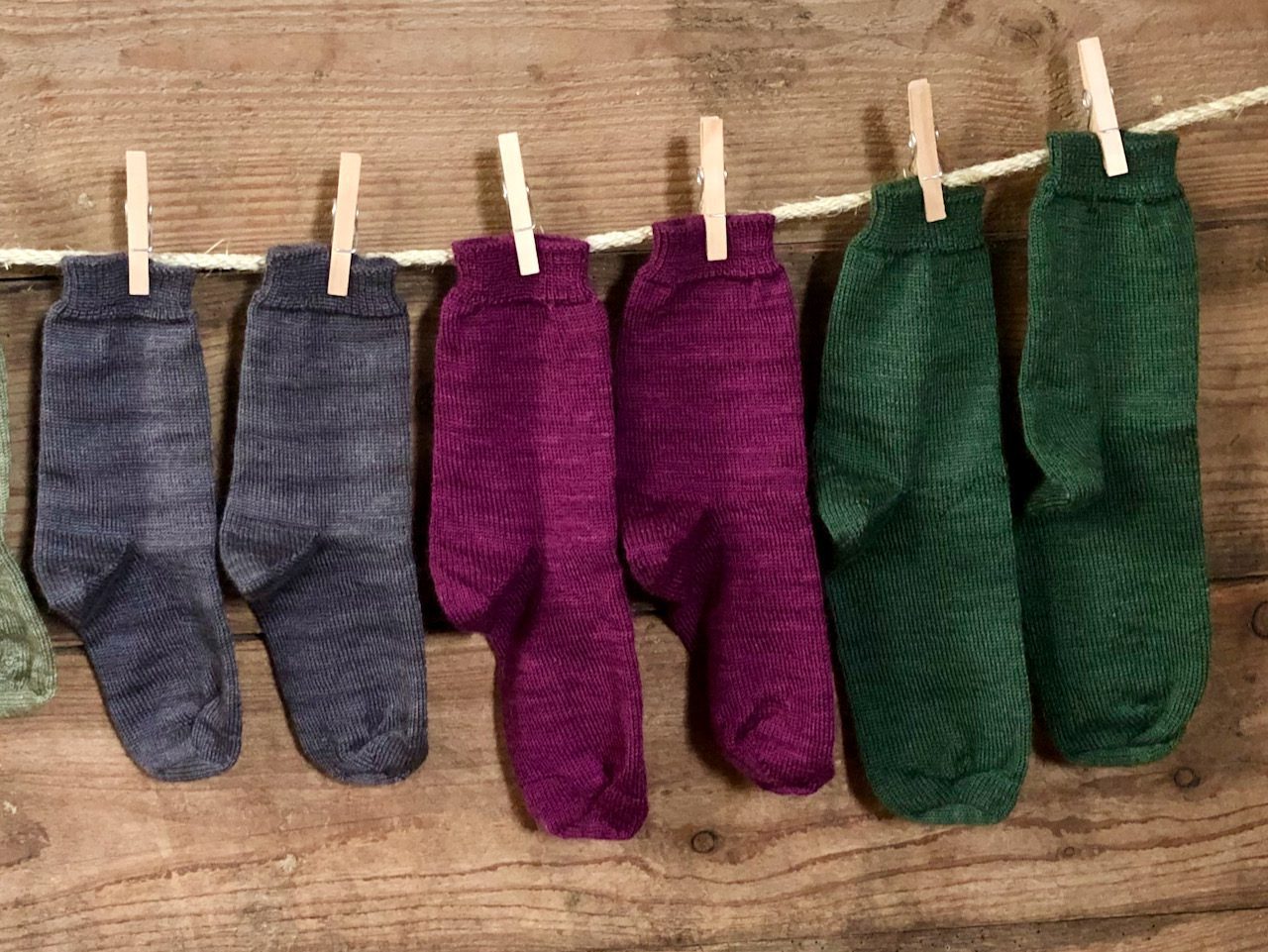 Whistlebare hand cranked socks - Aspen plain socks