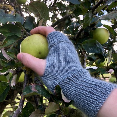 Whistlebare hand cranked mohair mitts